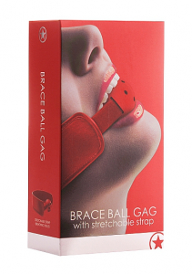 Кляп Brace Balll OUCH! Red SH-OU121RED