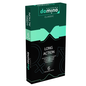 Презервативы DOMINO CLASSIC Long action 6 шт