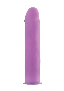 Страпон Deluxe Silicone Strap On 8 Inch Purple OUCH! SH-OU208PUR