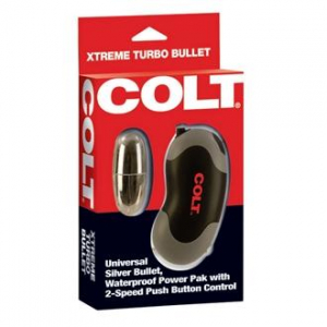Вибропуля металлическая для мужчин Colt Extreme Turbo Bullet 6896-03BXSE