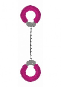 Кандалы Beginner's Legcuffs Furry Pink SH-OU007PNK