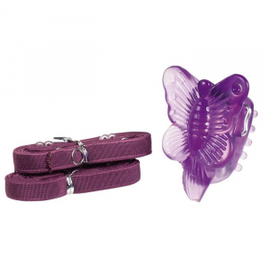 Вибробабочка на ремнях Butterfly Adventure Arouser Purple 9295TJ