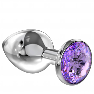 Большая анальная пробка Diamond Purple Sparkle XL 4028-01lola