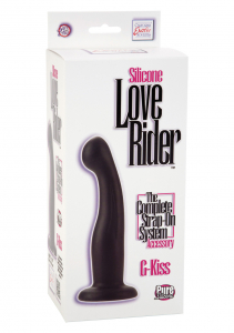 Страпон с вибрацией 10-Function Love Rider G-Kiss BLACK 1498-15BXSE