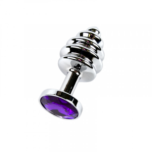Анальная пробка Small Silver фиолетовый SM605SSilver purple