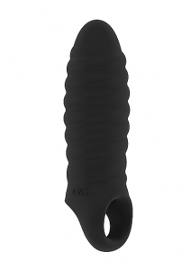 Насадка Stretchy Thick Penis Extension Black No.36 SH-SON036BLK