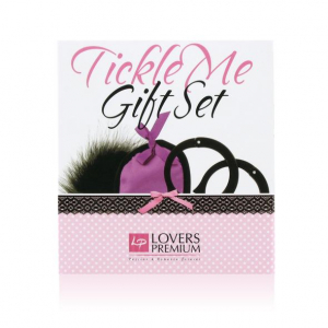 Набор для игр из маски, наручников и кисточки Tickle Me Purple E22014