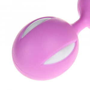 Вагинальные шарики розово-белые 47070-1-MM