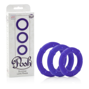 Набор из трех эрекционных колец Posh Love Rings Purple 1369-25BXSE