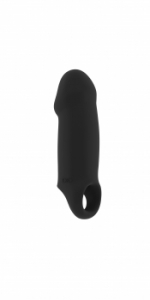 Насадка Stretchy Thick Penis Extension - Black No.37 SH-SON037BLK