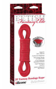 Веревка силиконовая FF ELITE 20' FANTASY RED 455015PD