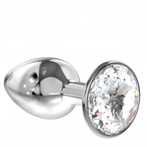 Большая анальная пробка Diamond Clear Sparkle XL 4028-02lola