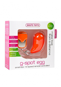 Виброяйцо G-spot Egg Small Orange SH-SHT087ORA