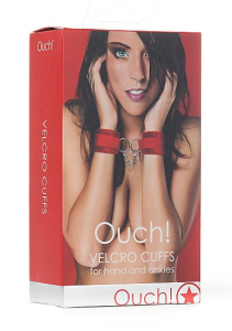 Наручники Velcro Cuffs Red SH-OU051RED