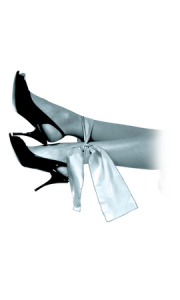 Шелковая лента FF Limited Edition Grey Silk Ties 441825PD