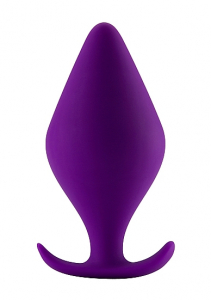 Анальная пробка Butt Plug with Handle Large Purple SH-SHT378PUR