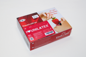 Презервативы Unilatex Strawberry Red 144 шт 3001Un