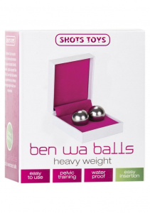 Вагинальные шарики Ben Wa Balls Heavy Weight Silver SH-SHT114