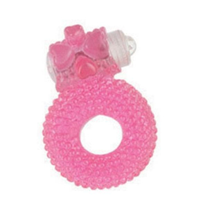 Виброкольцо Pink Heart Mini Ring 1807-04CDSE