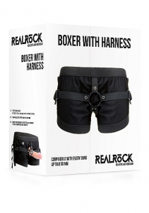 Страпон Boxer With Harness SH-REA046
