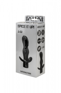 Анальная пробка с вибрацией Spice it up Satisfaction Black 8002-01lola