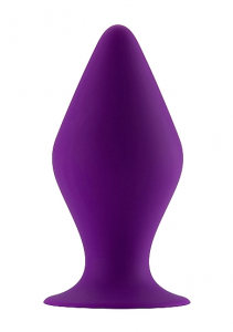 Анальная пробка Butt Plug with Suction Cup Large Purple SH-SHT381PUR