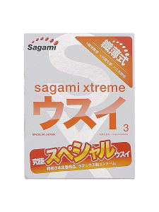 Презервативы ультратонкие Sagami №3 Xtreme 0,04