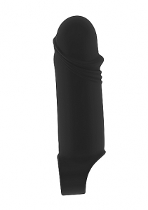 Насадка Stretchy Thick Penis Extension Black No.35 SH-SON035BLK