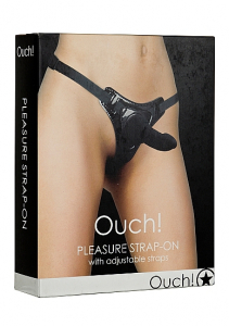 Страпон Pleasure Black Ouch! SH-OU062BLK