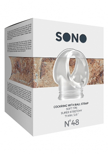 Эрекционное кольцо SONO No48 Translucent SH-SON048TRA