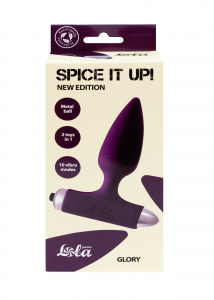Анальная пробка с вибрацией Spice it up New Edition Glory Ultraviolet 8015-04lola
