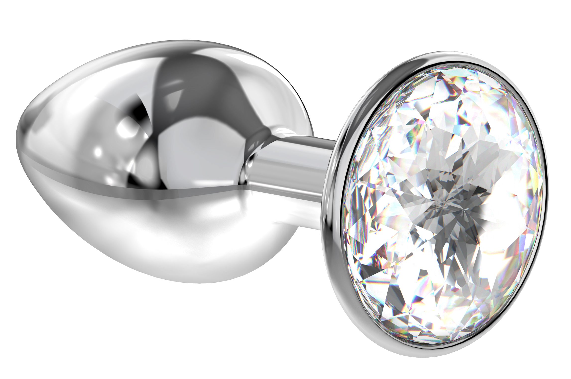 Анальная пробка Diamond Clear Sparkle Small 4009-01Lola