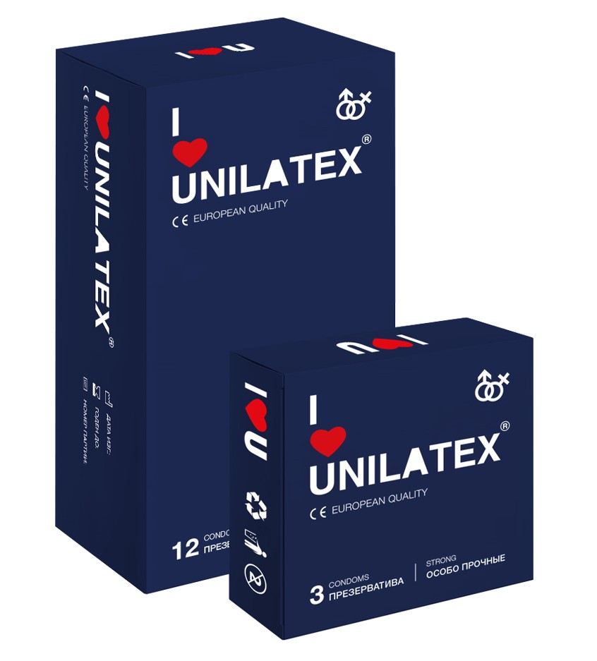 Презервативы Unilatex Extra Strong 12+3шт 3022Un