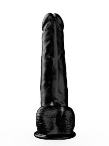 Фаллоимитатор на присоске черный 401800ru