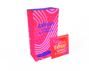 Презервативы Expert Ribbed&Studded 15шт 9410ex