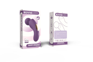 Вибратор- вонд с изогнутым корпусом Secwell SW24125-purple