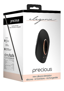 Клиторальный стимулятор Mini Rechargeable Clitoral Stimulator Precious Black SH-ELE010BLK