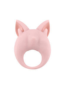 Перезаряжаемое кольцо для клиторальной стимуляции MiMi Animals Kitten Kiki Light Pink 7200-02lola
