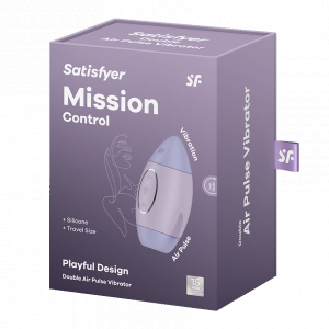 Вакуумный массажер Satisfyer Mission Control light purple 060088SA