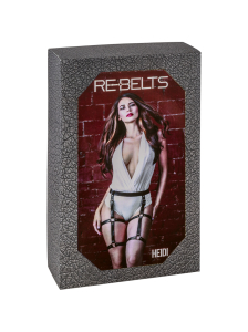 Гартеры черные Heidi Black 7734rebelts