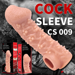 Насадка Cock Sleeve телесная TPE KOKOS CS-009-L