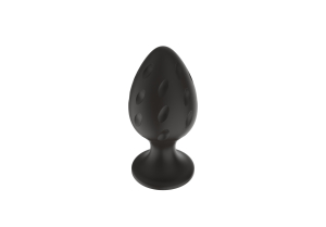 Силиконовая анальная пробка черная S (5.8*2.8cm) 3304-01