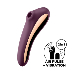 Вакуумный массажер Satisfyer Dual Kiss violet 003016SA