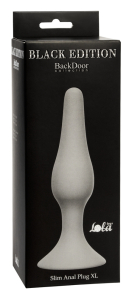 Анальная пробка Slim Anal Plug XL Grey 4204-03Lola