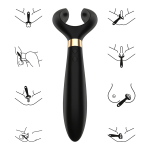 Вибромассажер для Пары Satisfyer Partner Multifun 3 Black 001098SA