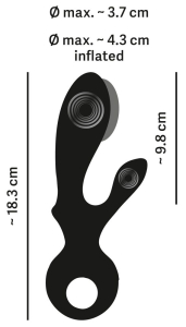 Надувной вибратор Кролик 5402646ON