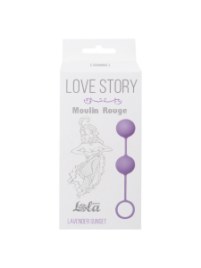 Вагинальные шарики Love Story Moulin Rouge purple 3009-04Lola