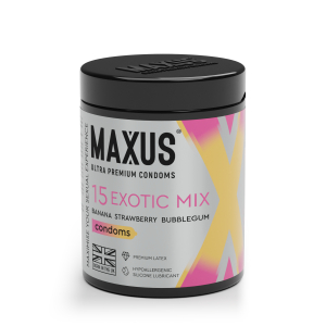 Презервативы MAXUS Exotic Mix ароматизированные №15 6182mx