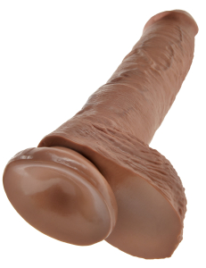 Фаллоимитатор King Cock 25 см мулат Cock with Balls Pipedream 550922PD