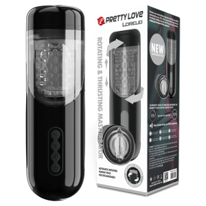 Мастурбатор с ротацией и аудио Lorelei BM-00900T57